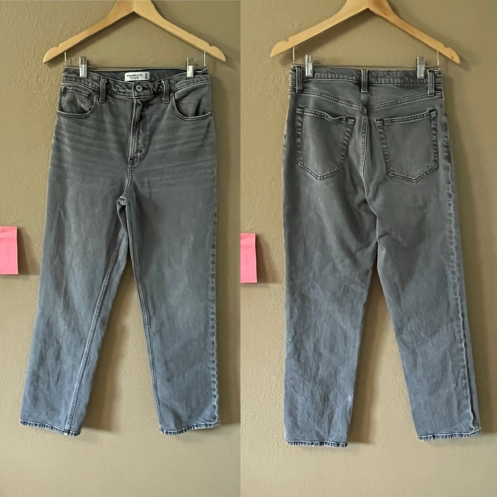 Abercrombie and Fitch the 90's straight ultra high rise